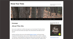 Desktop Screenshot of knowyourtrees.com