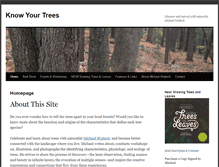 Tablet Screenshot of knowyourtrees.com